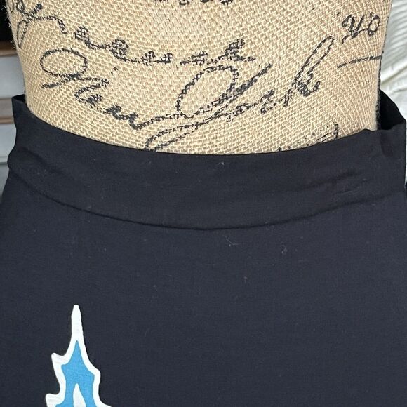 Carried Away Sz L Pencil Skirt Stretch Tropical Print Vacation Cruise Island - Picture 7 of 12